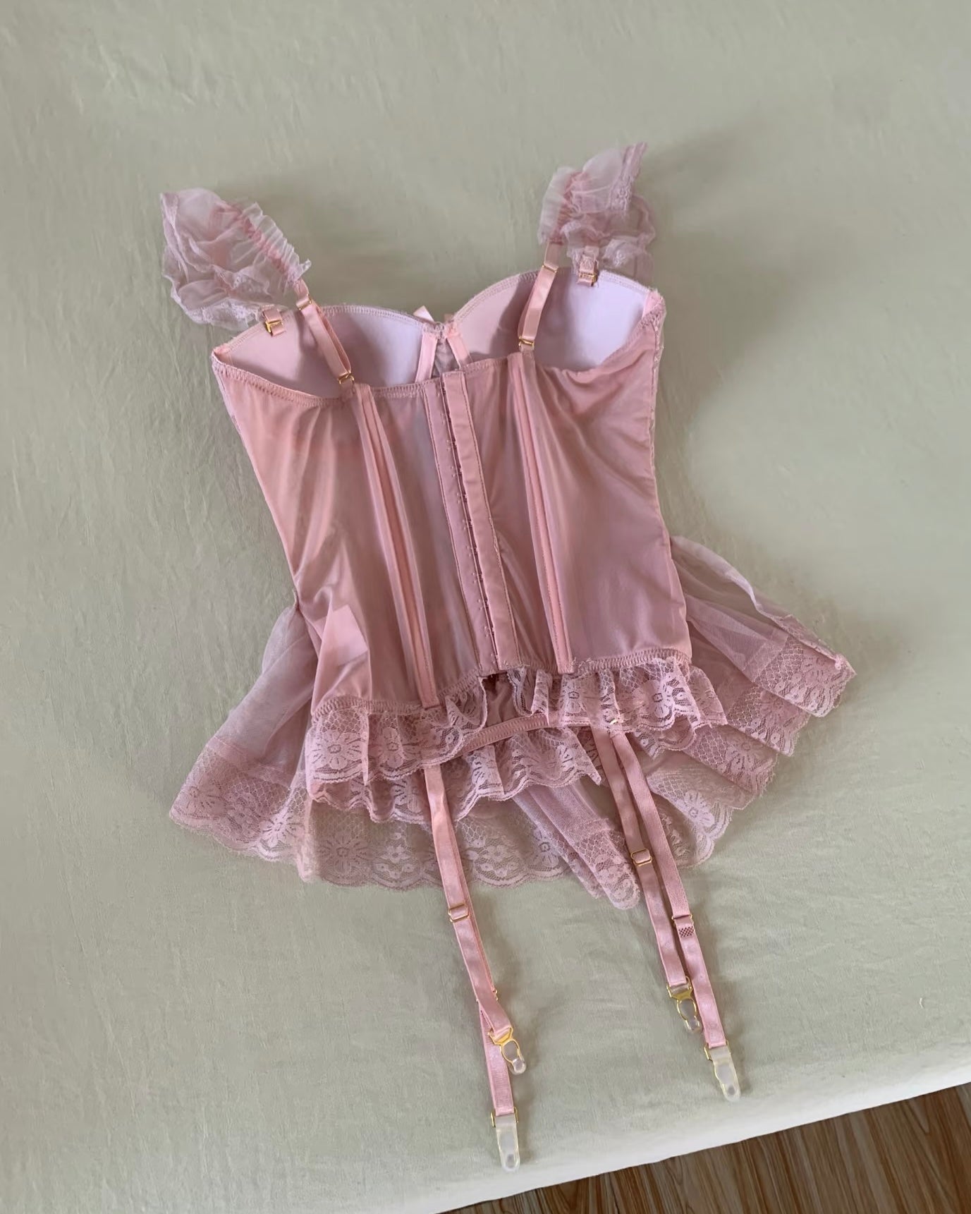 Corset Ballerine Madison en Rose Poudré