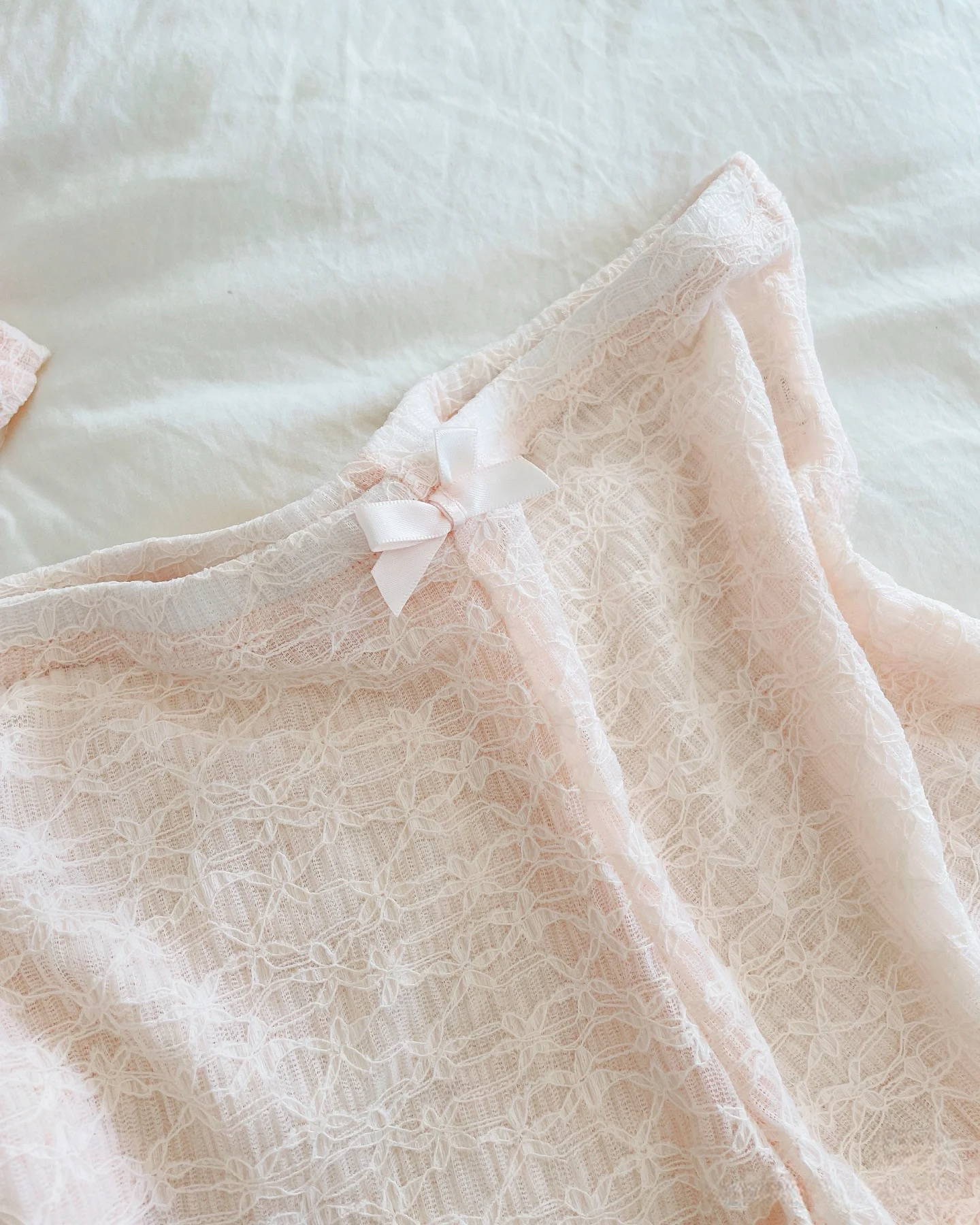 Lace Lovie Pink Pajama Set