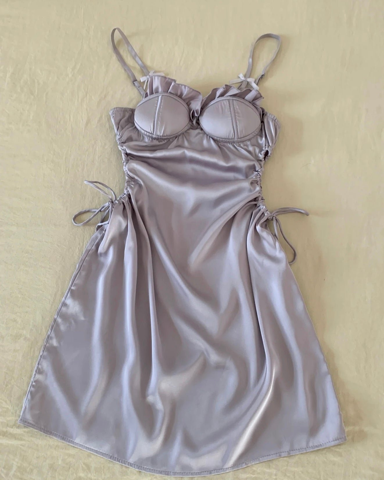 Annalise Cutout Nightie in Purple