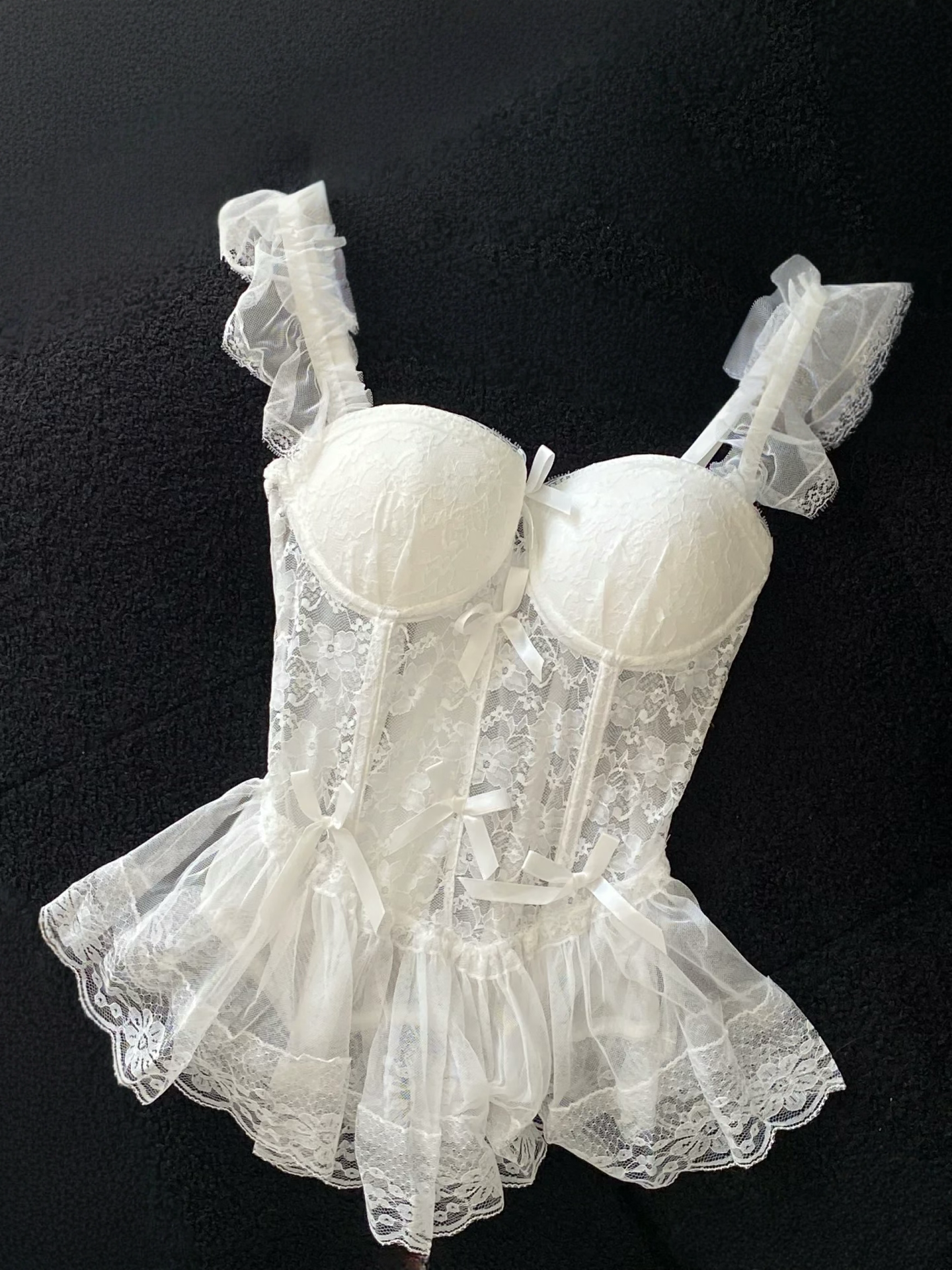 Corset Ballerine Madison en Blanc Pur