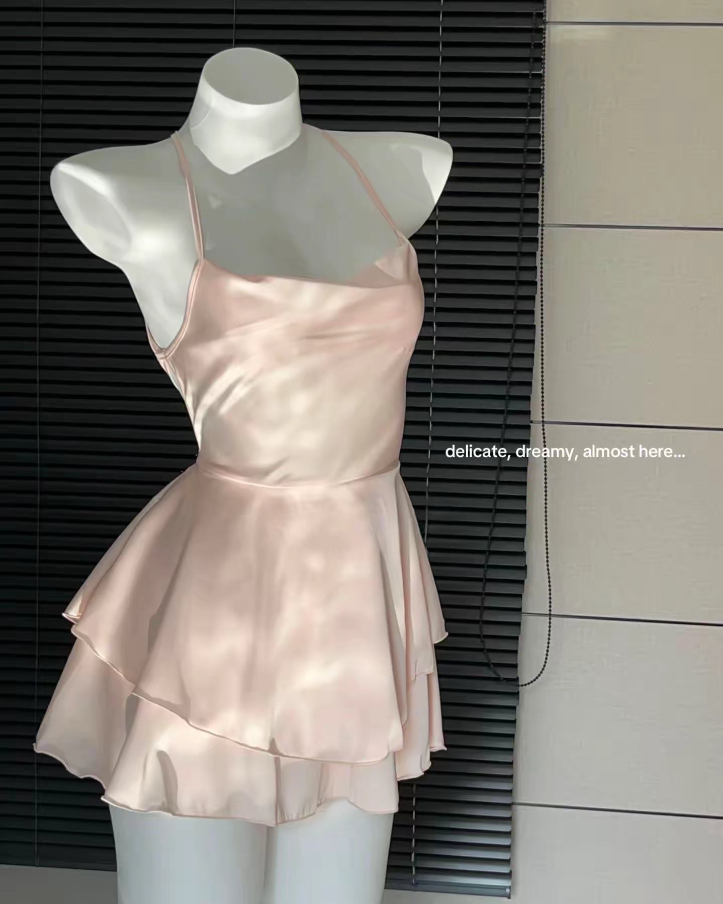 Bellouve Satin Nightie in Baby Pink