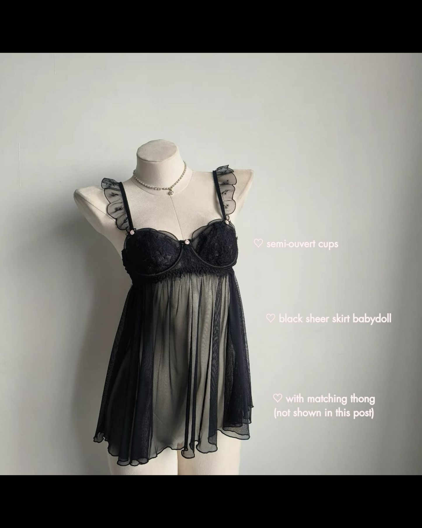 Lilybeth Babydoll Set