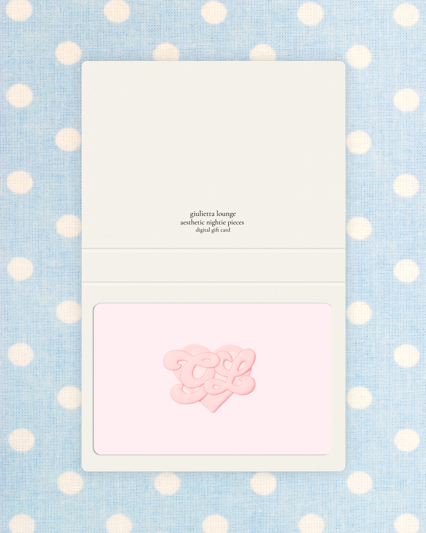 Giulietta Lounge Digital Gift Card