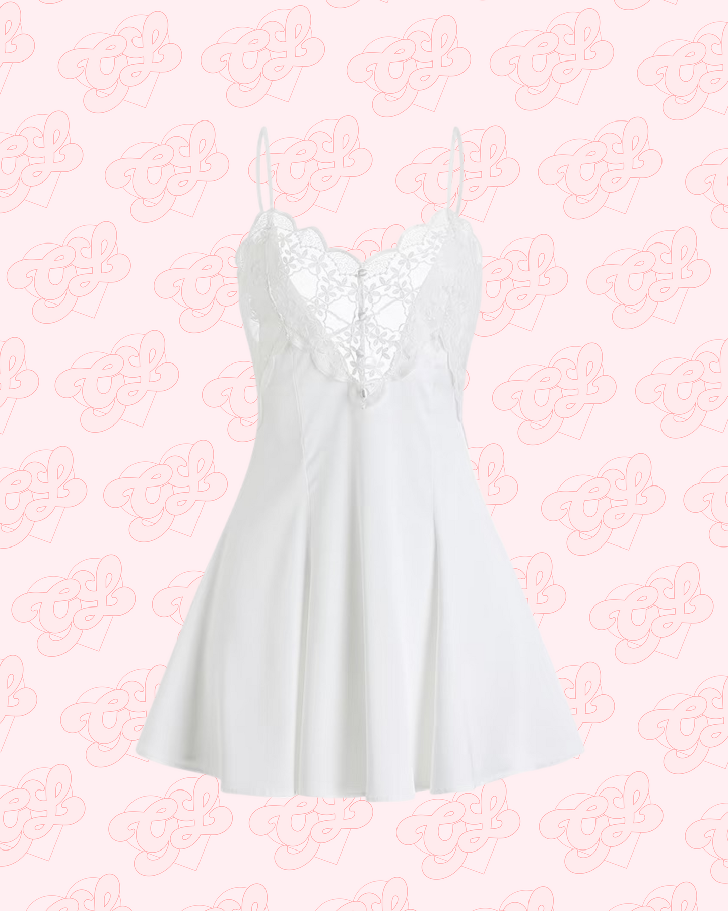 Bethany Lace Nightie in White