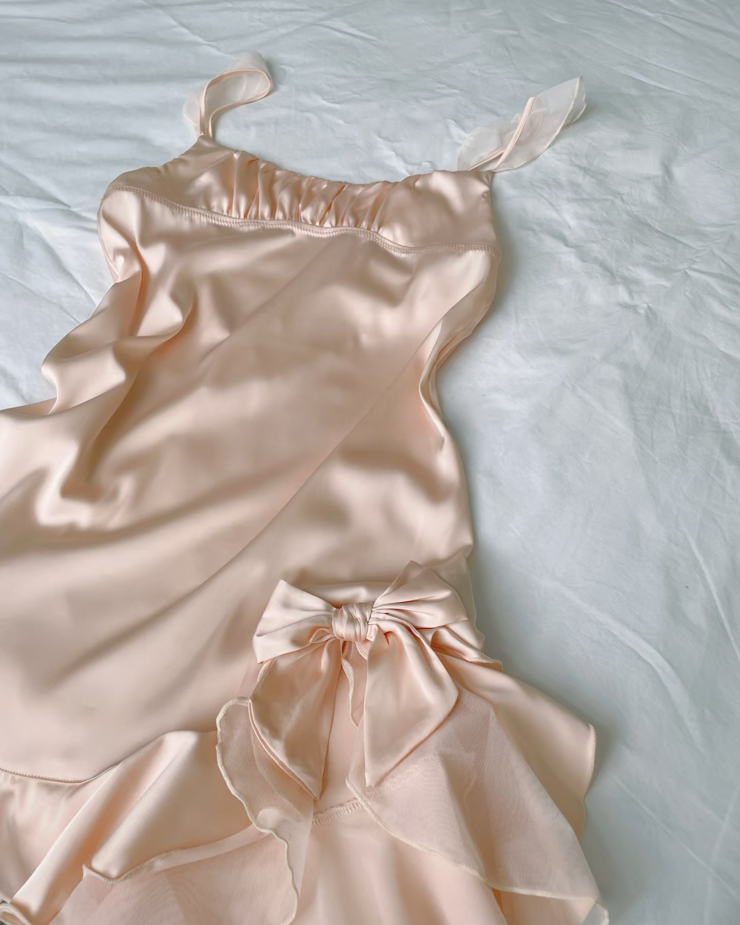 Emmie Satin Nightie in Pink