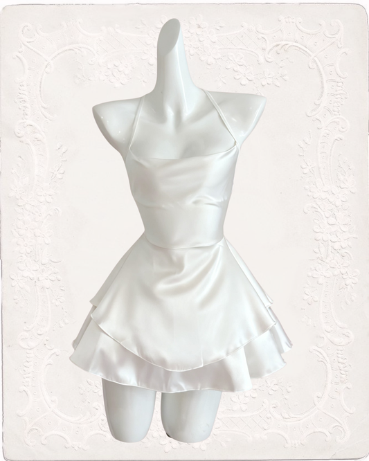 Bellouve Satin Nightie in White