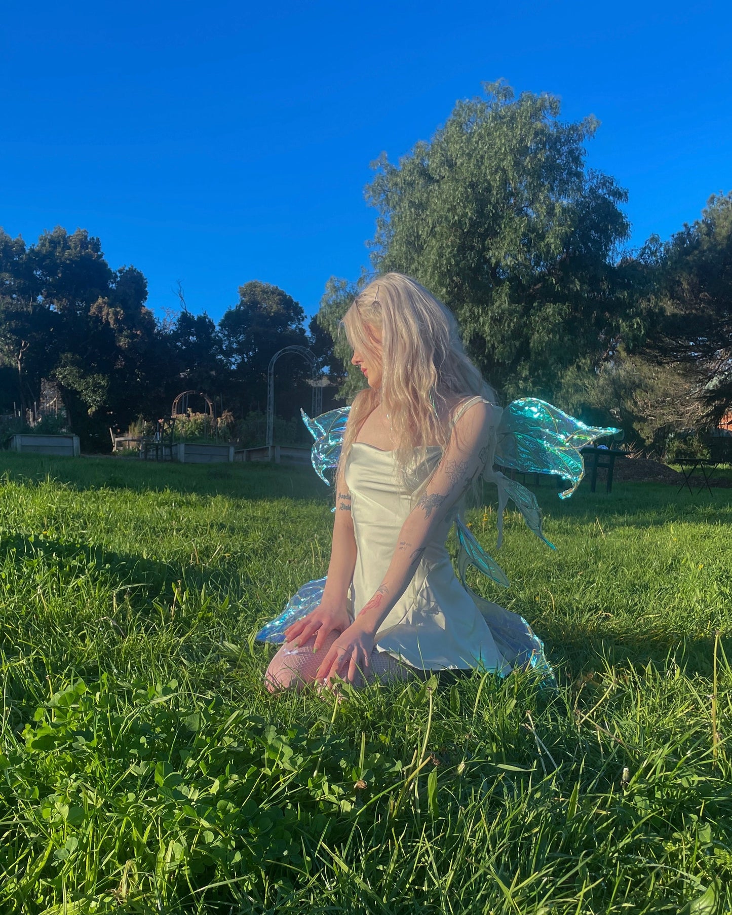 Freya Satin Nightie in Green