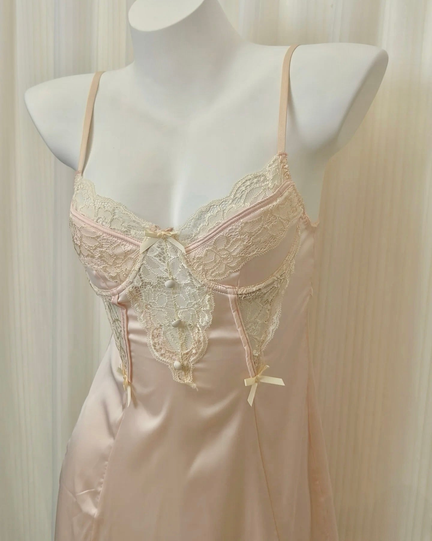 Nuisette à Armatures 'Angelique' en Rose Bébé