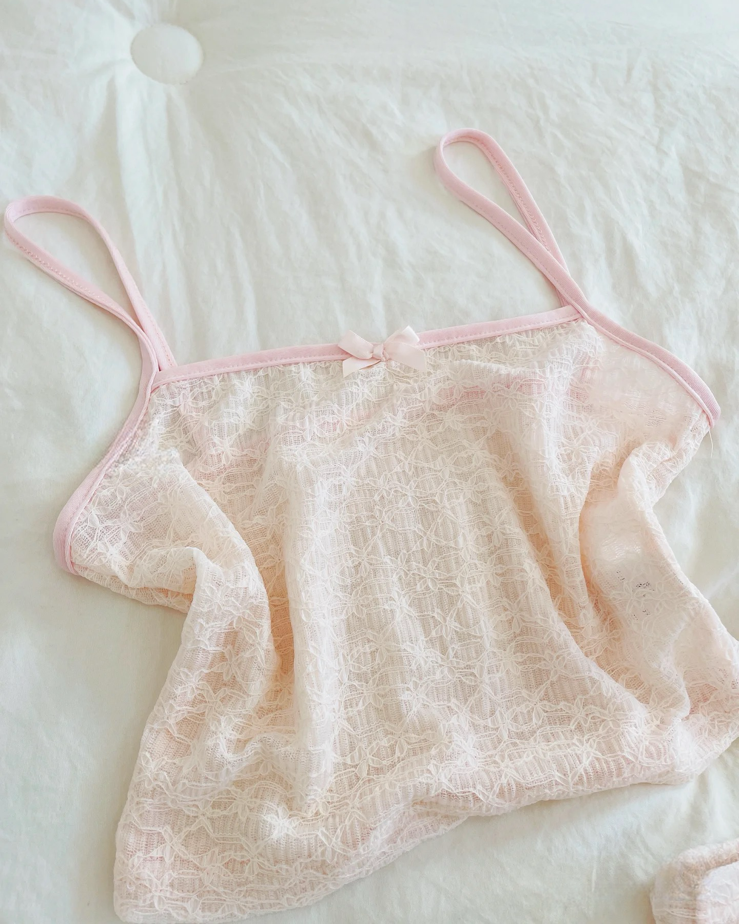 Lace Lovie Pink Pajama Set