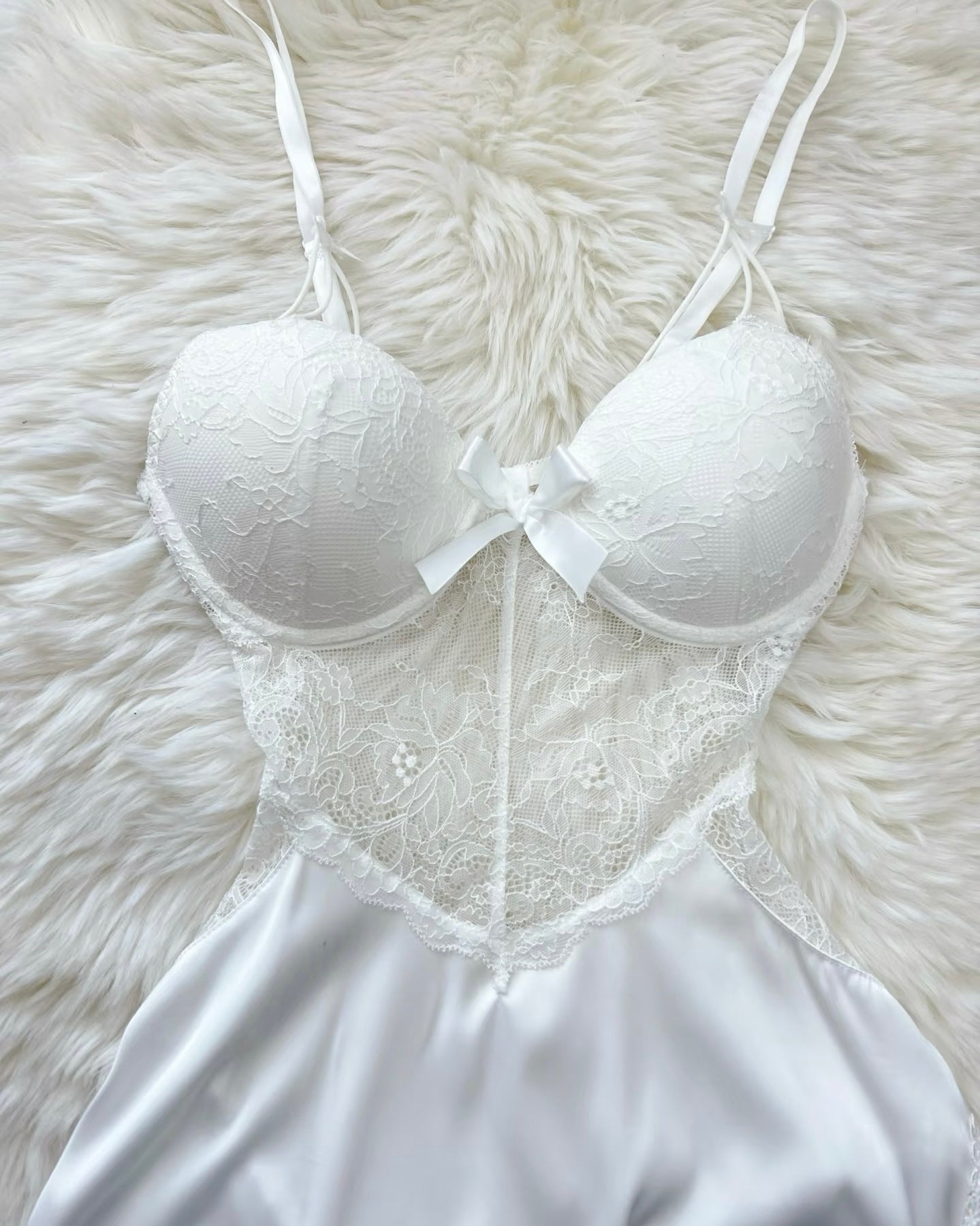 Nuisette Corset Blossom Collection Arc-en-ciel