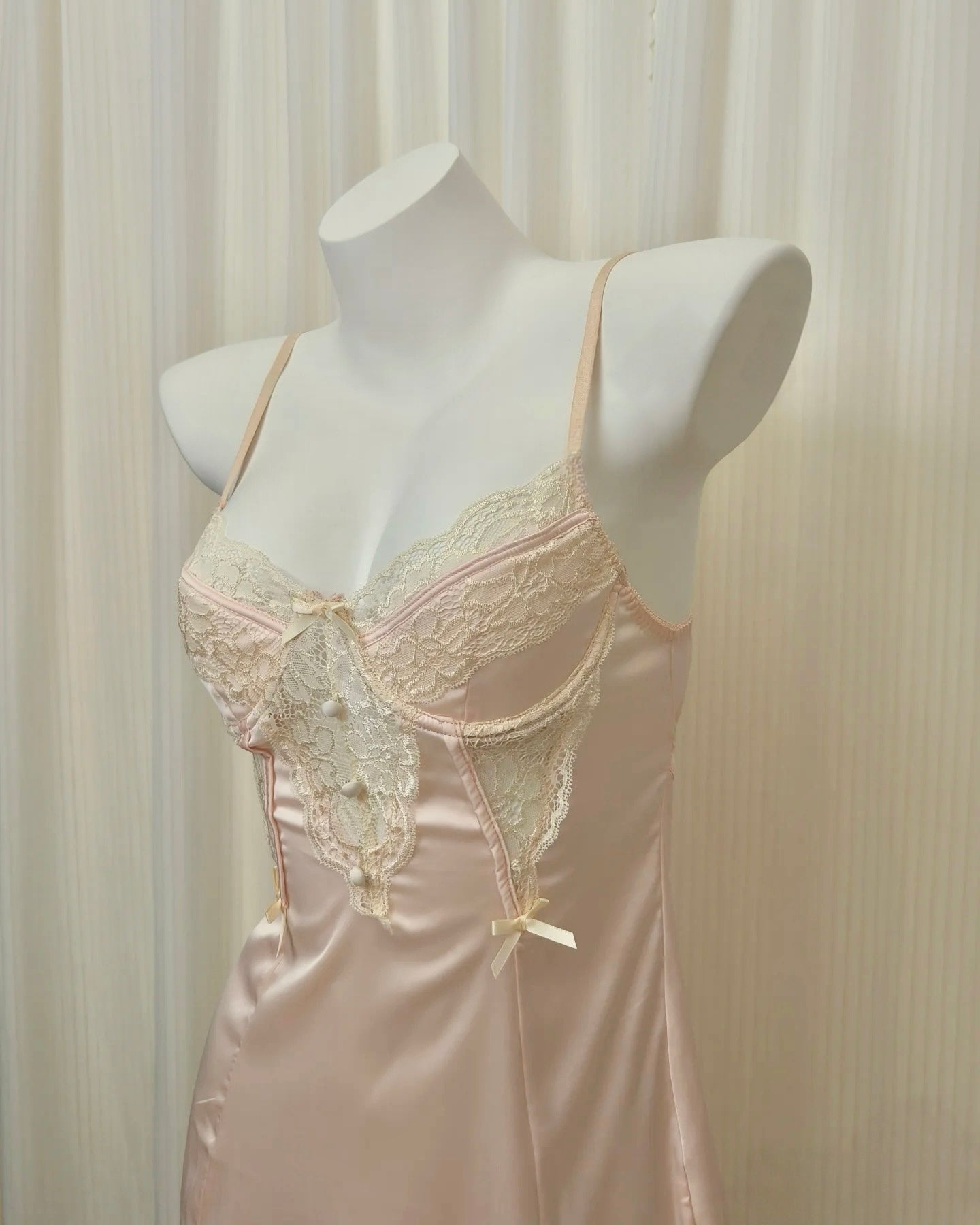 Nuisette à Armatures 'Angelique' en Rose Bébé