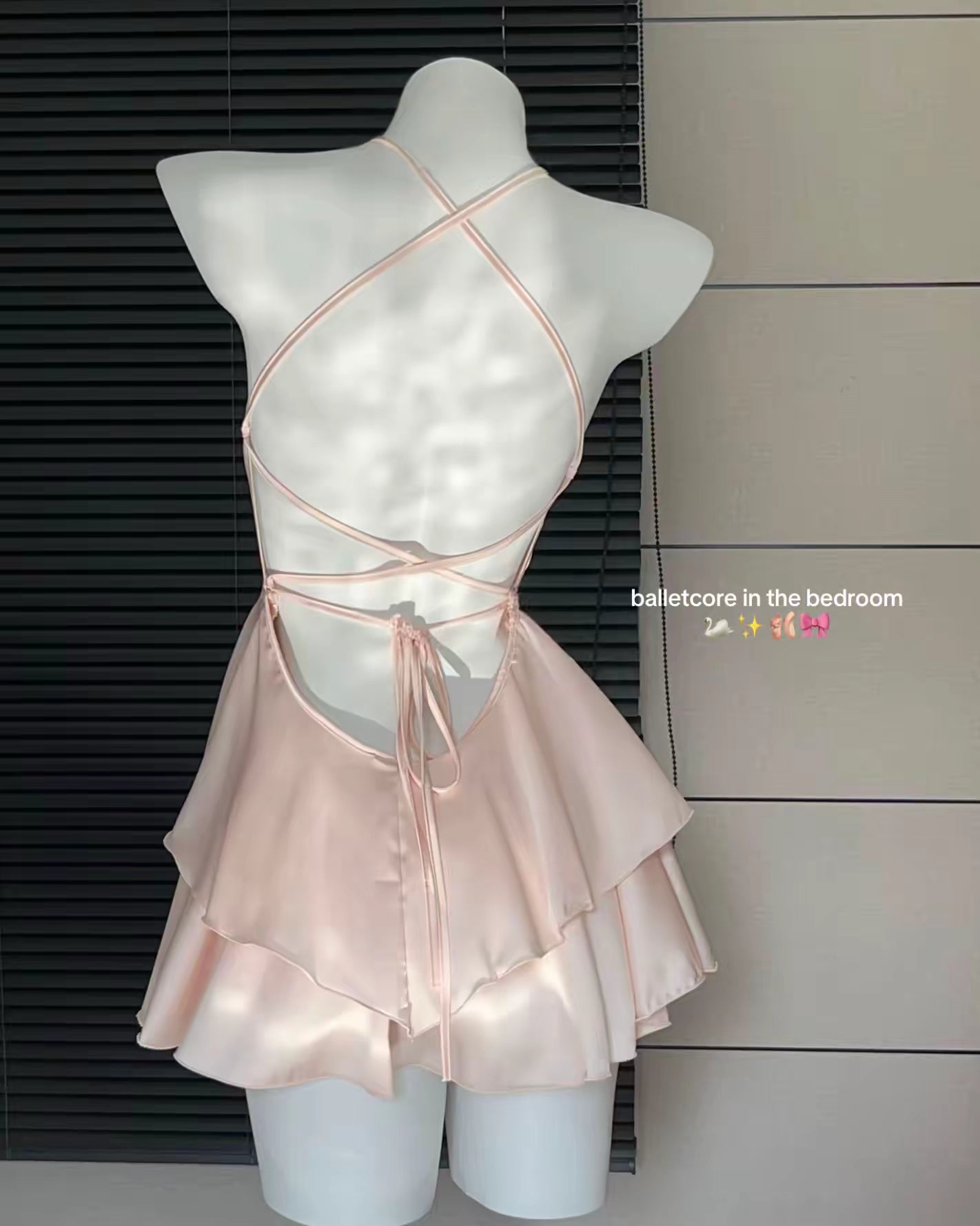 Bellouve Satin Nightie in Baby Pink