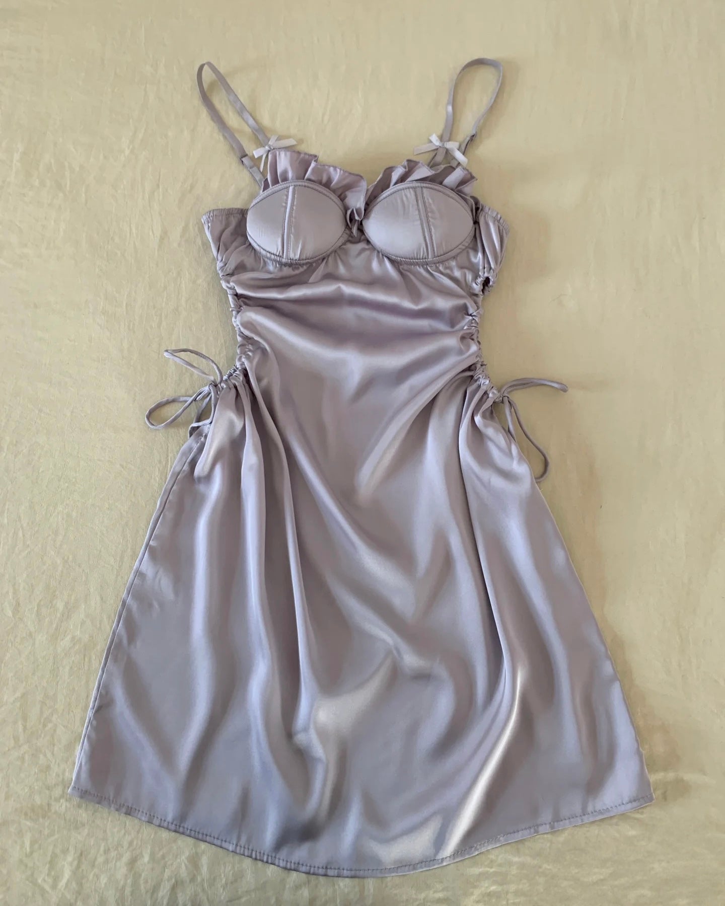 Annalise Cutout Nightie in Purple