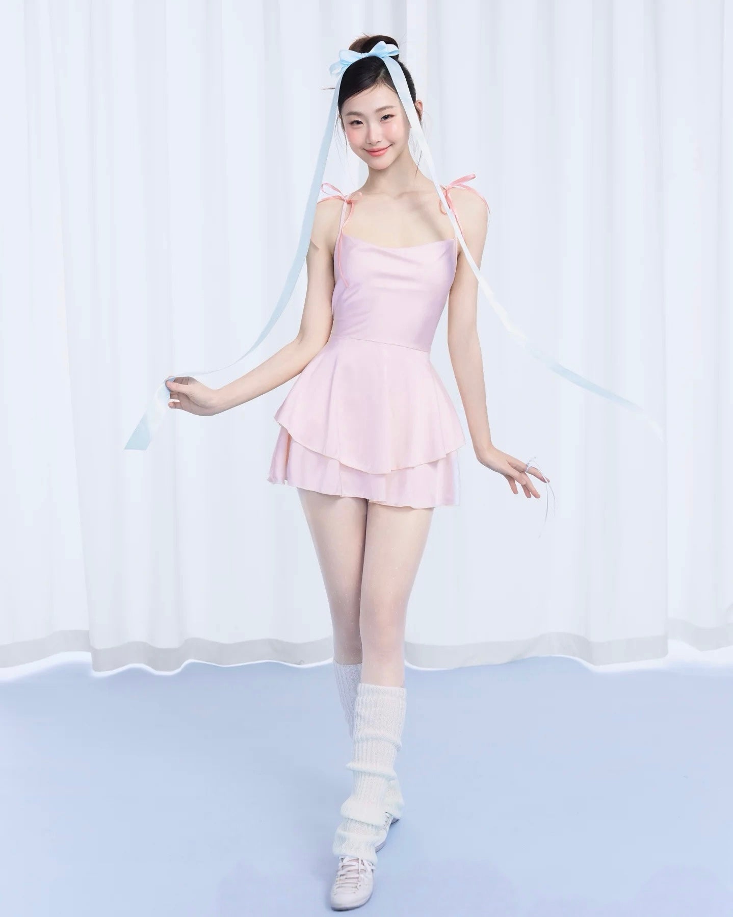 Bellouve Satin Nightie in Baby Pink