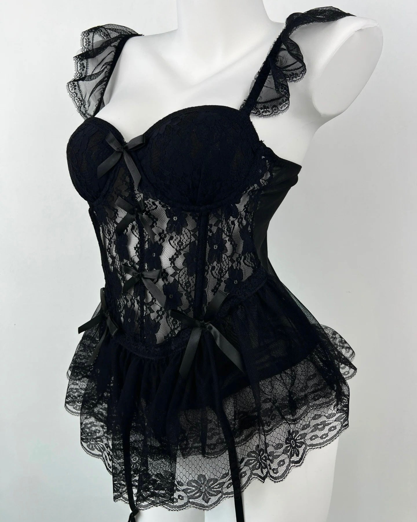 Corset Ballerine Madison en Noir Profond