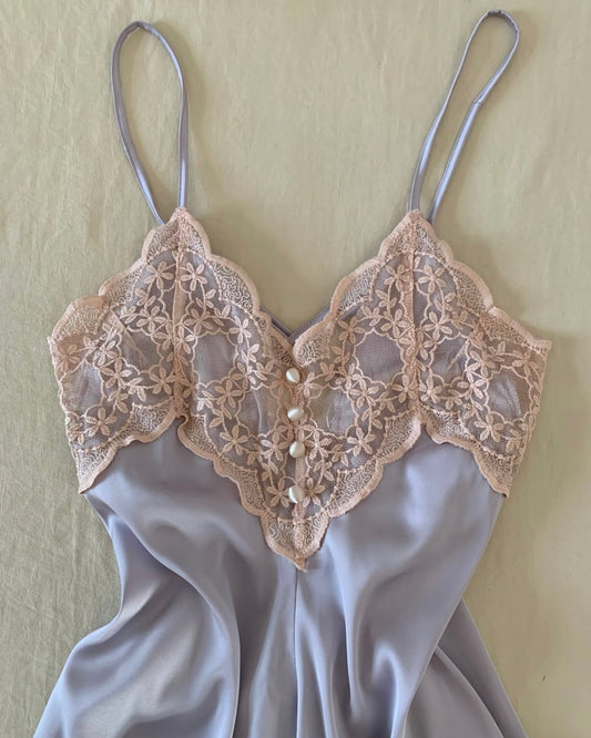 Bethany Lace Nightie in Purple
