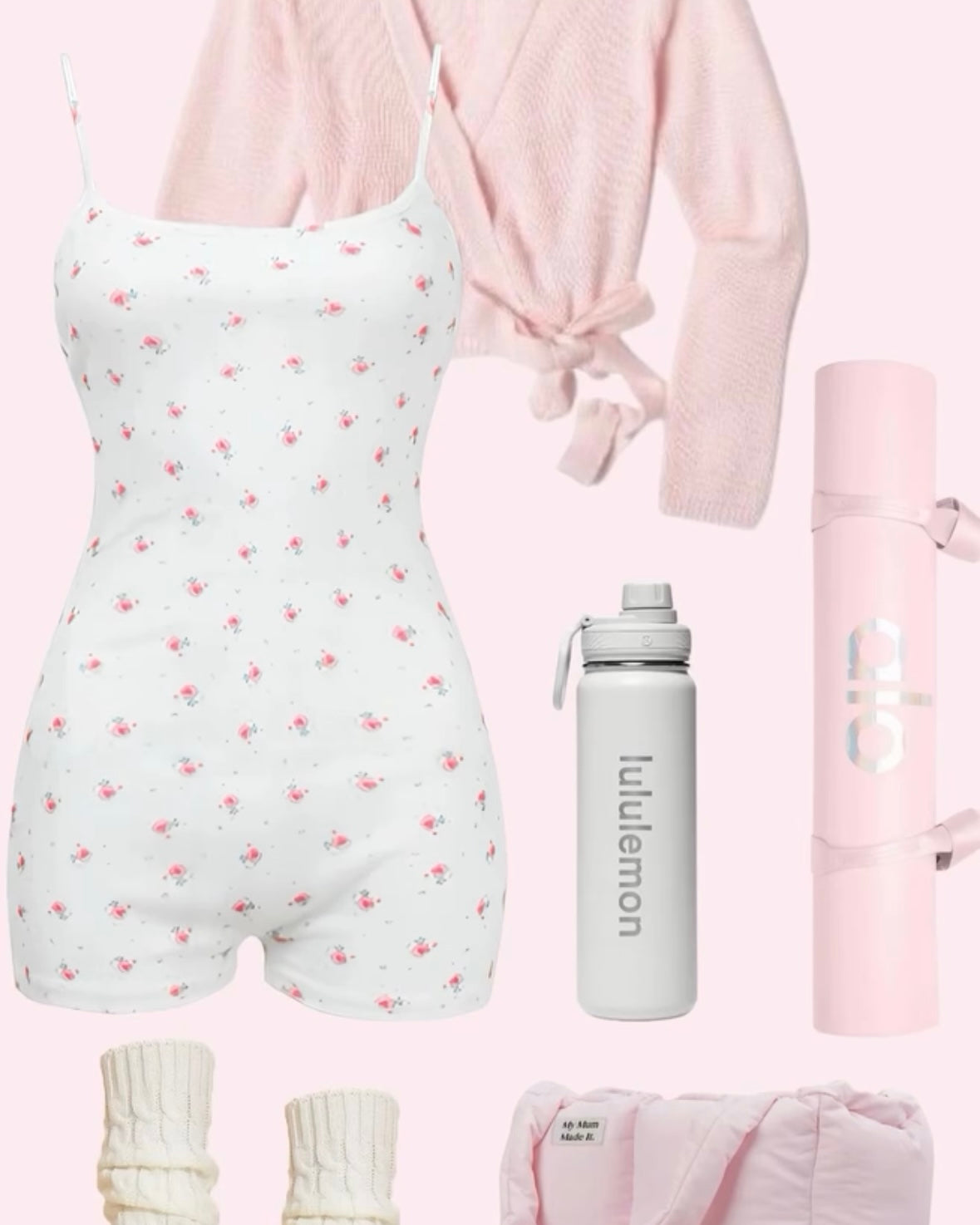 Floral Pointelle Playsuit in White