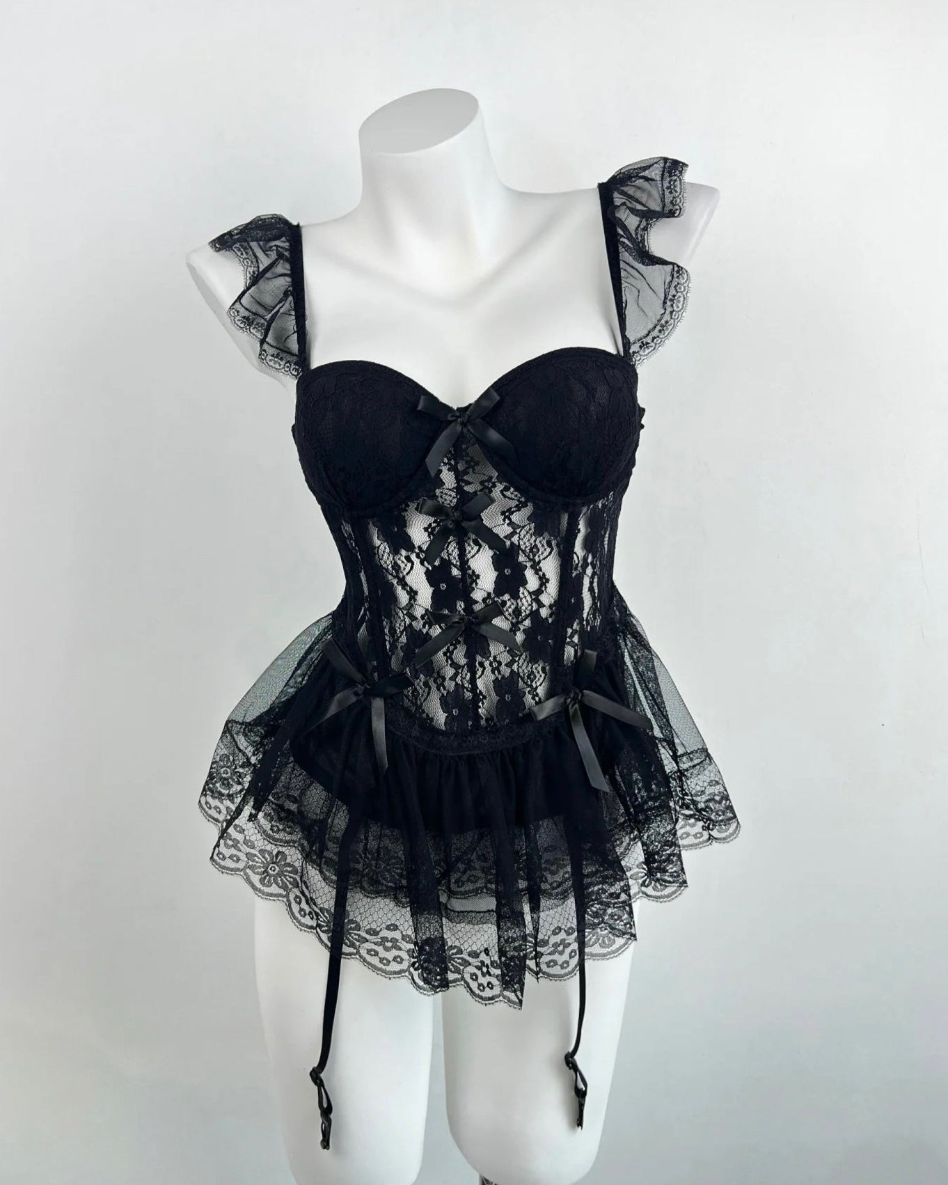 Corset Ballerine Madison en Noir Profond