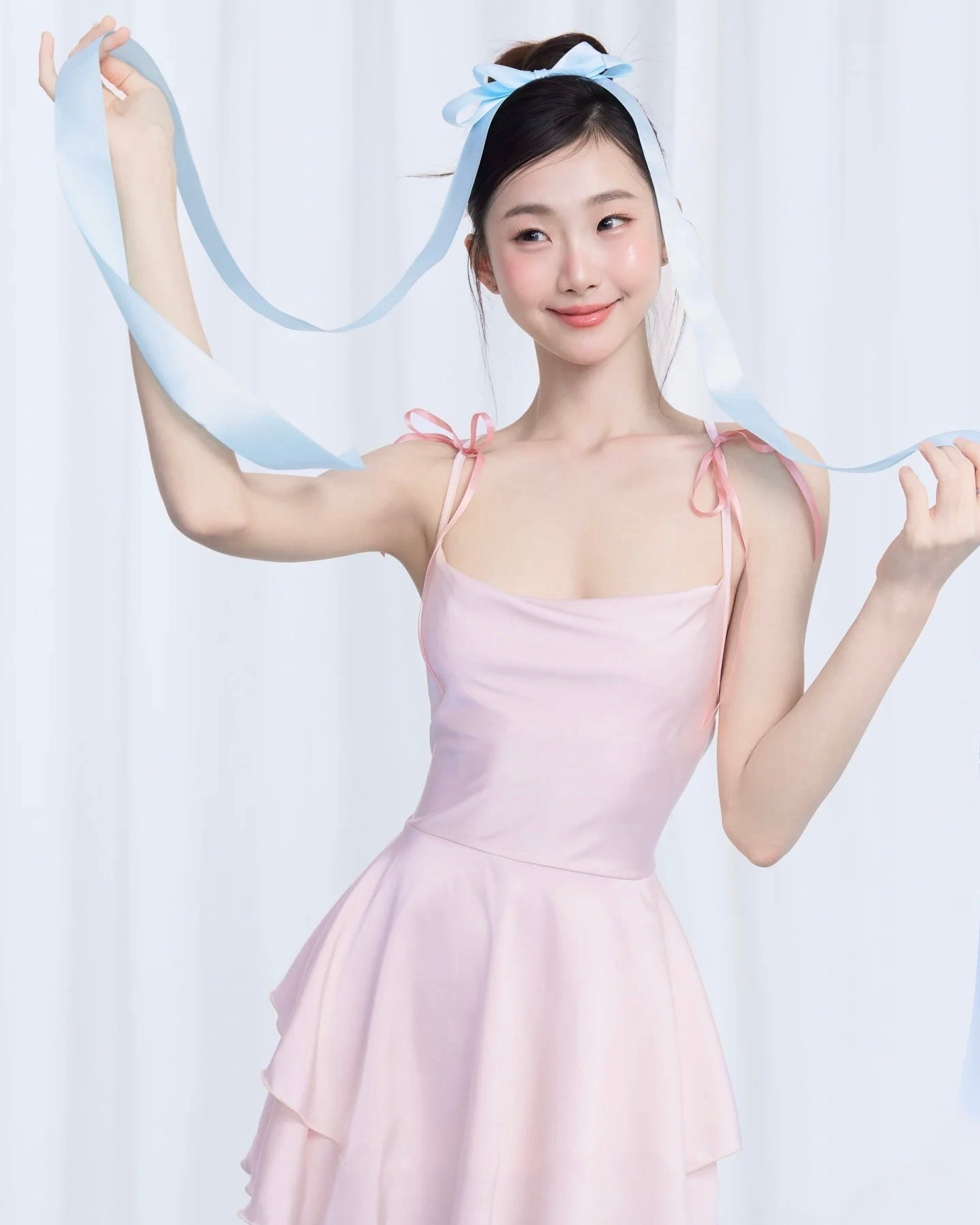 Bellouve Satin Nightie in Baby Pink