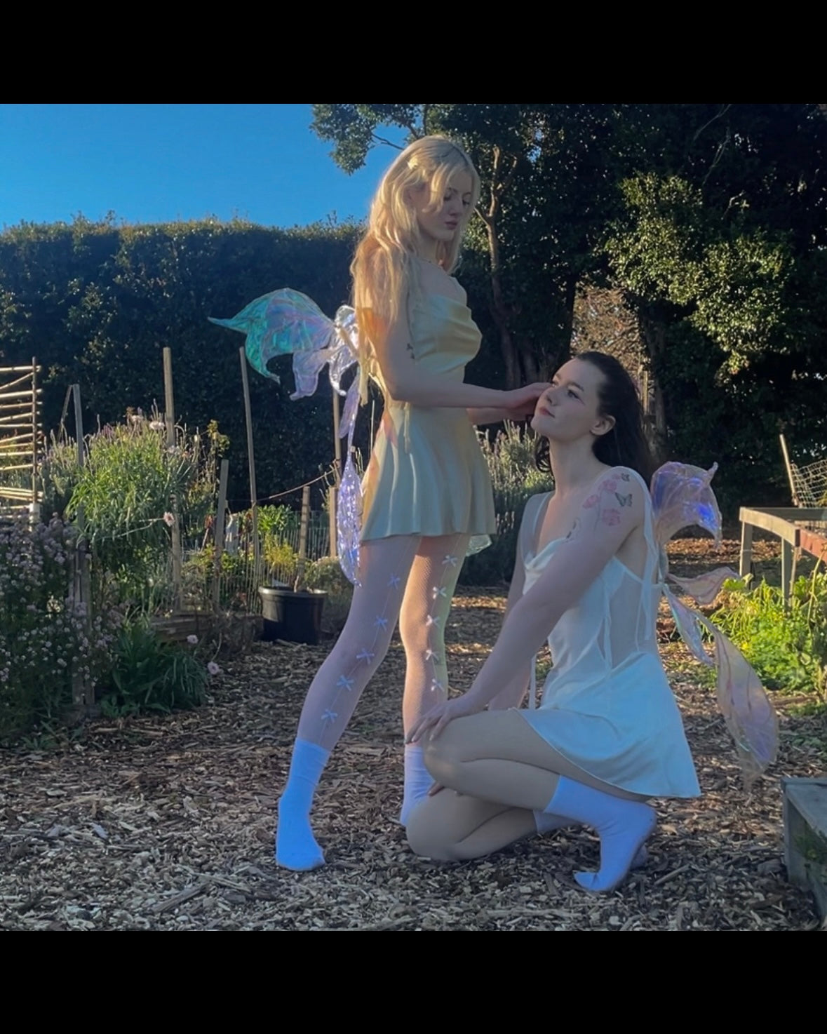 Freya Satin Nightie in White