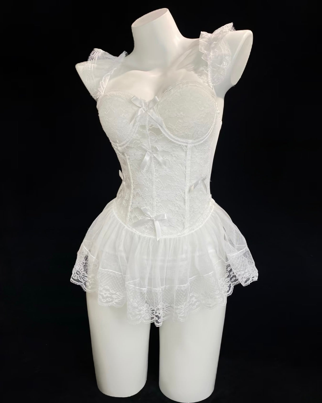 Corset Ballerine Madison en Blanc Pur