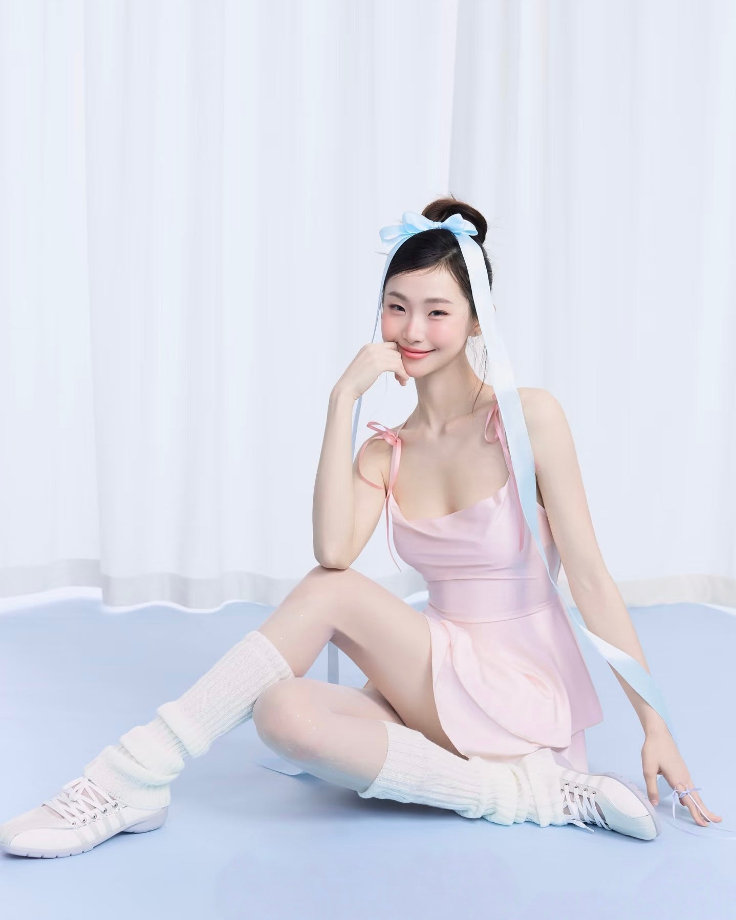 Bellouve Satin Nightie in Baby Pink