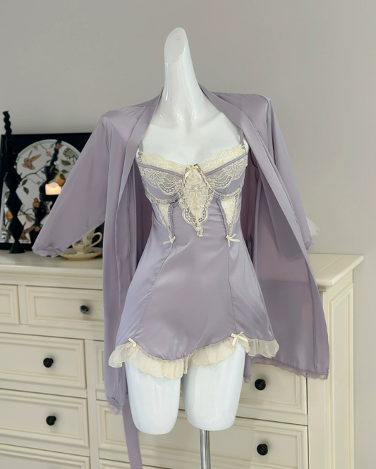 Angelique Underwire Nightie in Purple