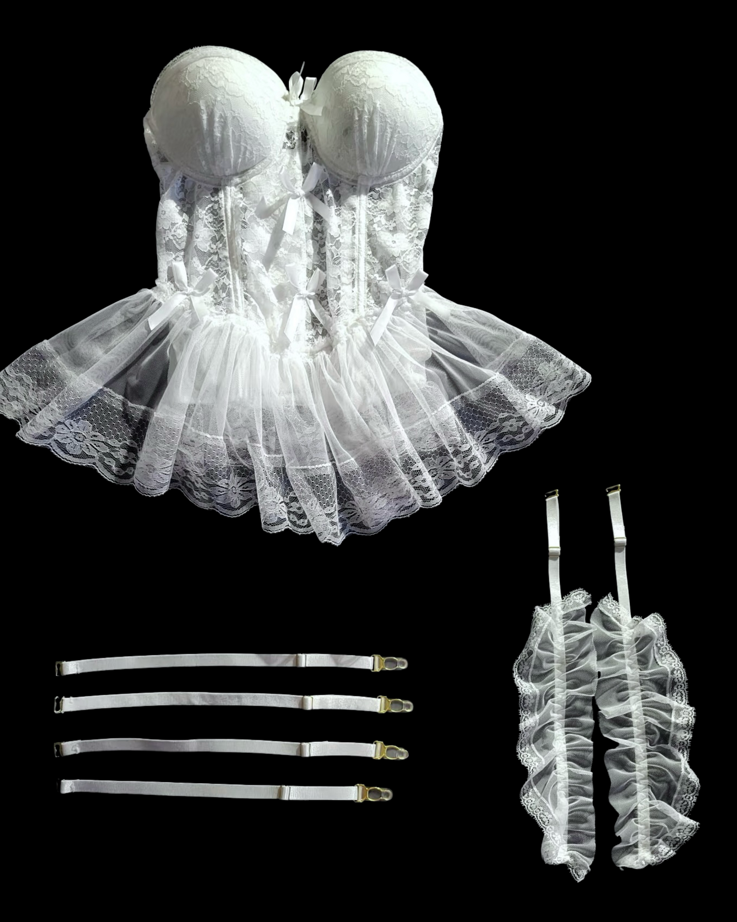 Corset Ballerine Madison en Blanc Pur